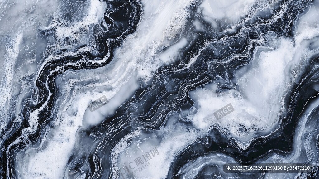 水墨纹理大理石背景图