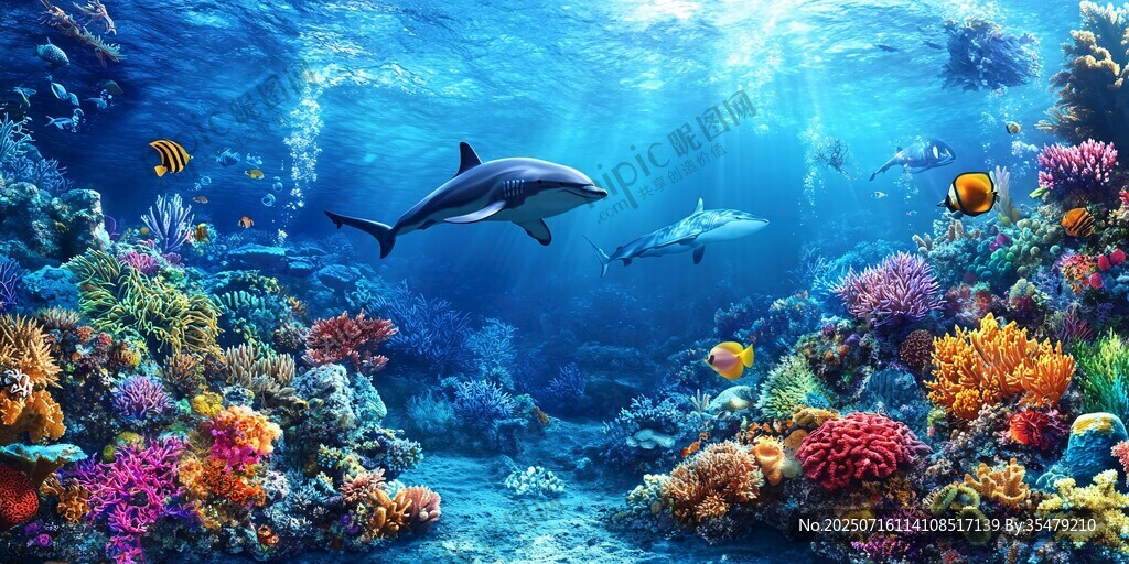 梦幻海底世界的奇妙景象
