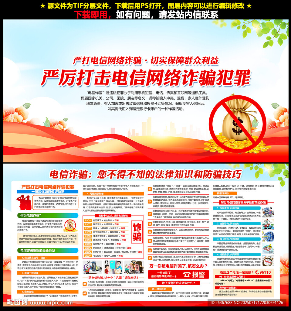 电信网络诈骗宣传