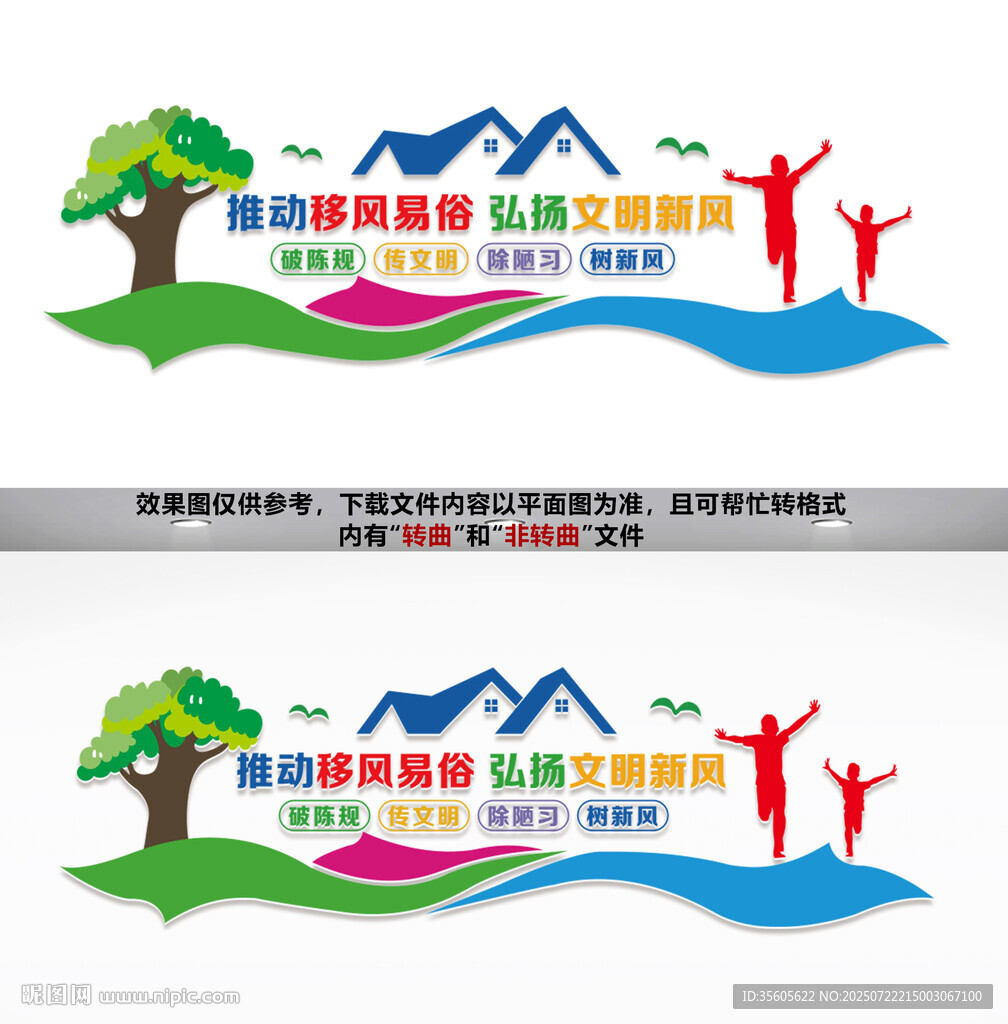 移风易俗文化墙