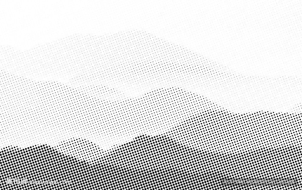 水墨山