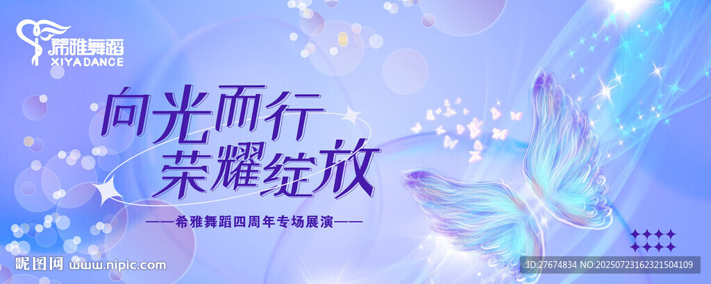 向光而行荣耀绽放海报
