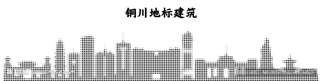 铜川城市点状图