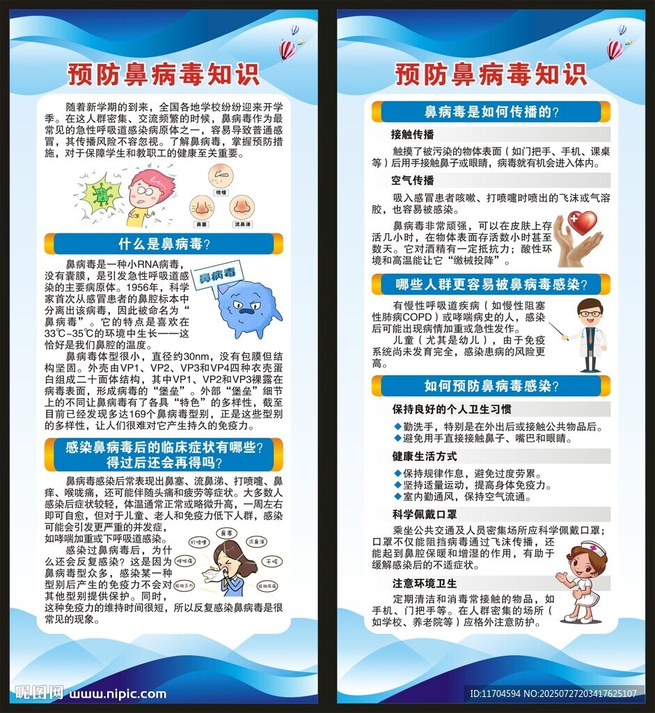 健康教育知识展架