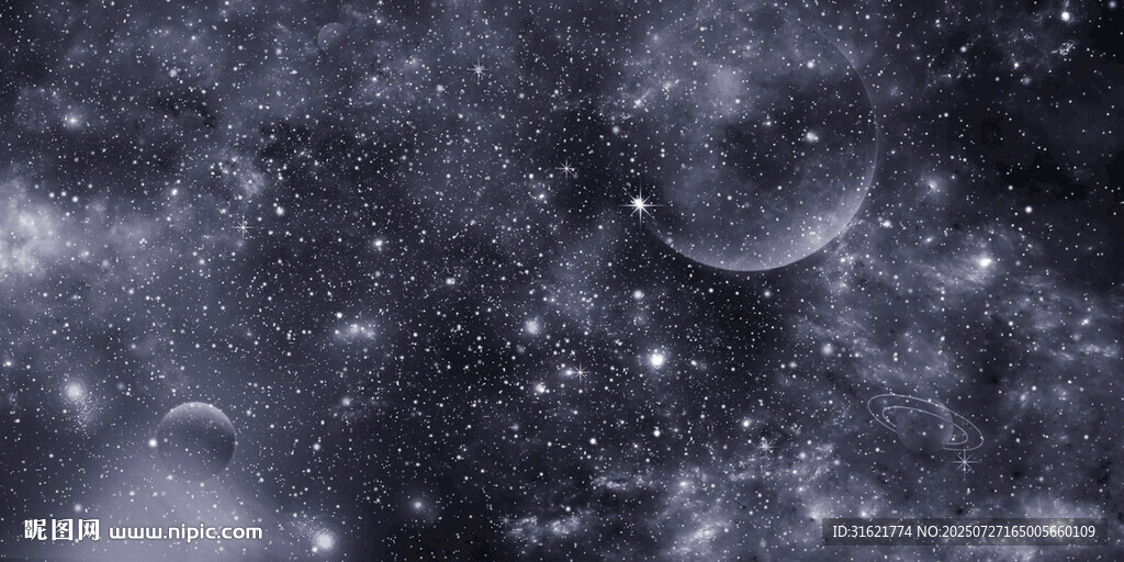 黑色星空图