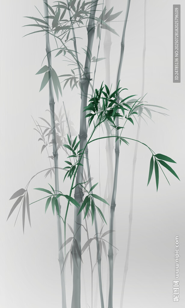 水墨竹子