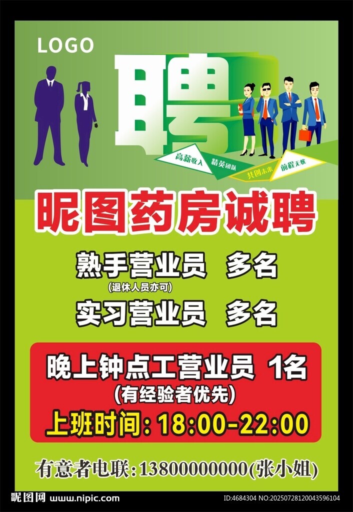 药房招聘启事