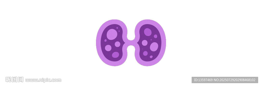 紫色双8造型图案