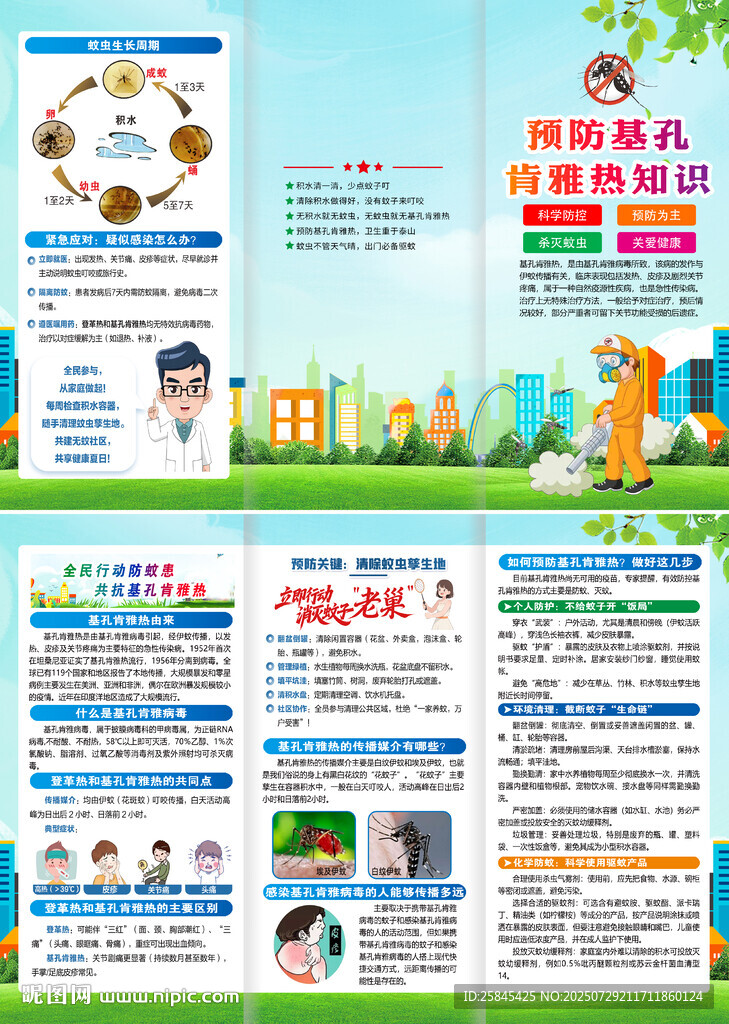 基孔肯雅热三折页