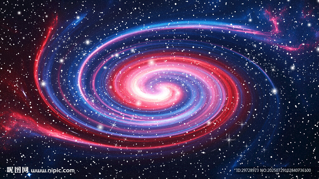 绚丽星空星系漩涡