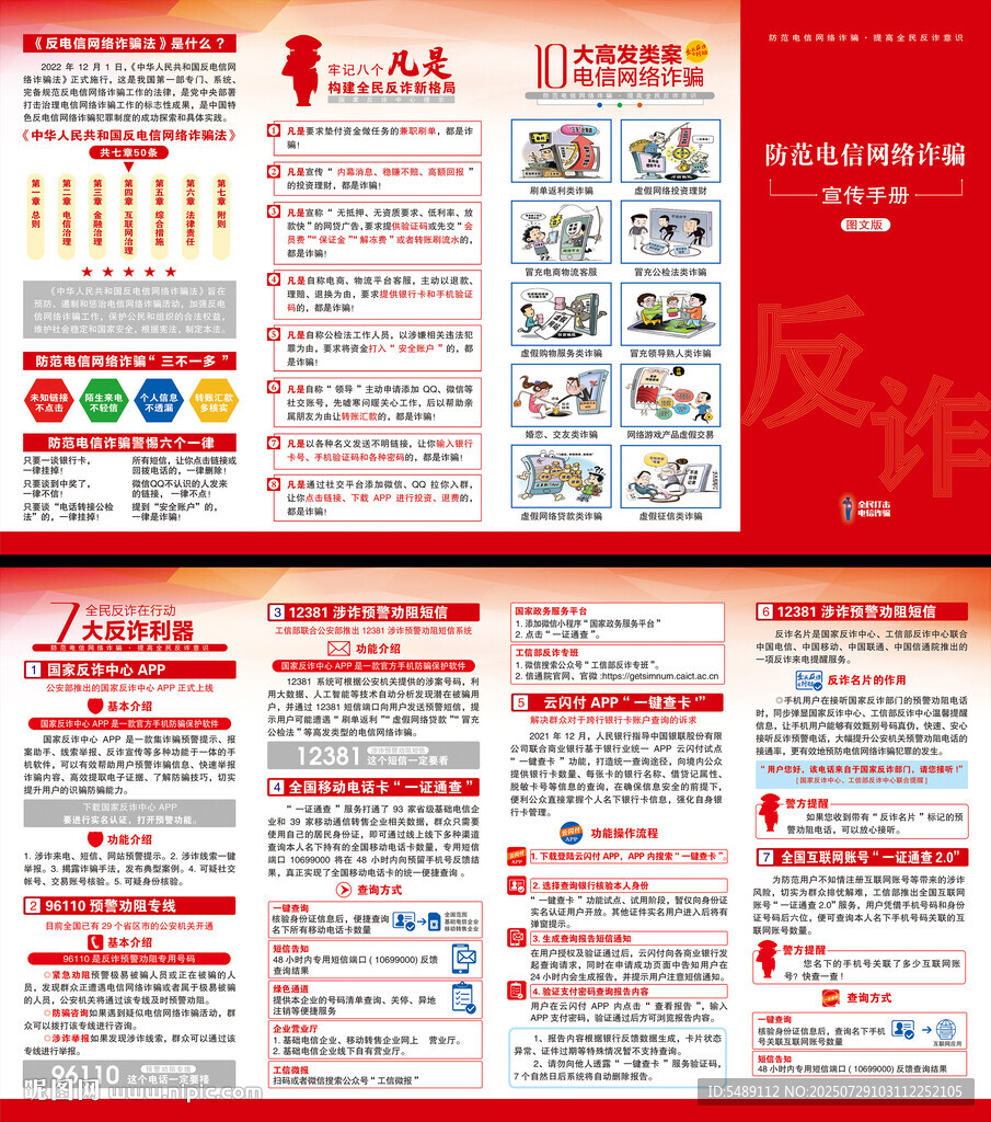 电信诈骗折页