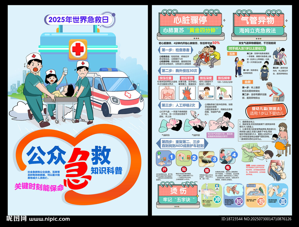 世界急救日海报