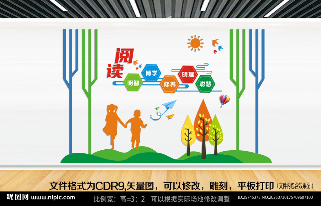 阅读文化墙