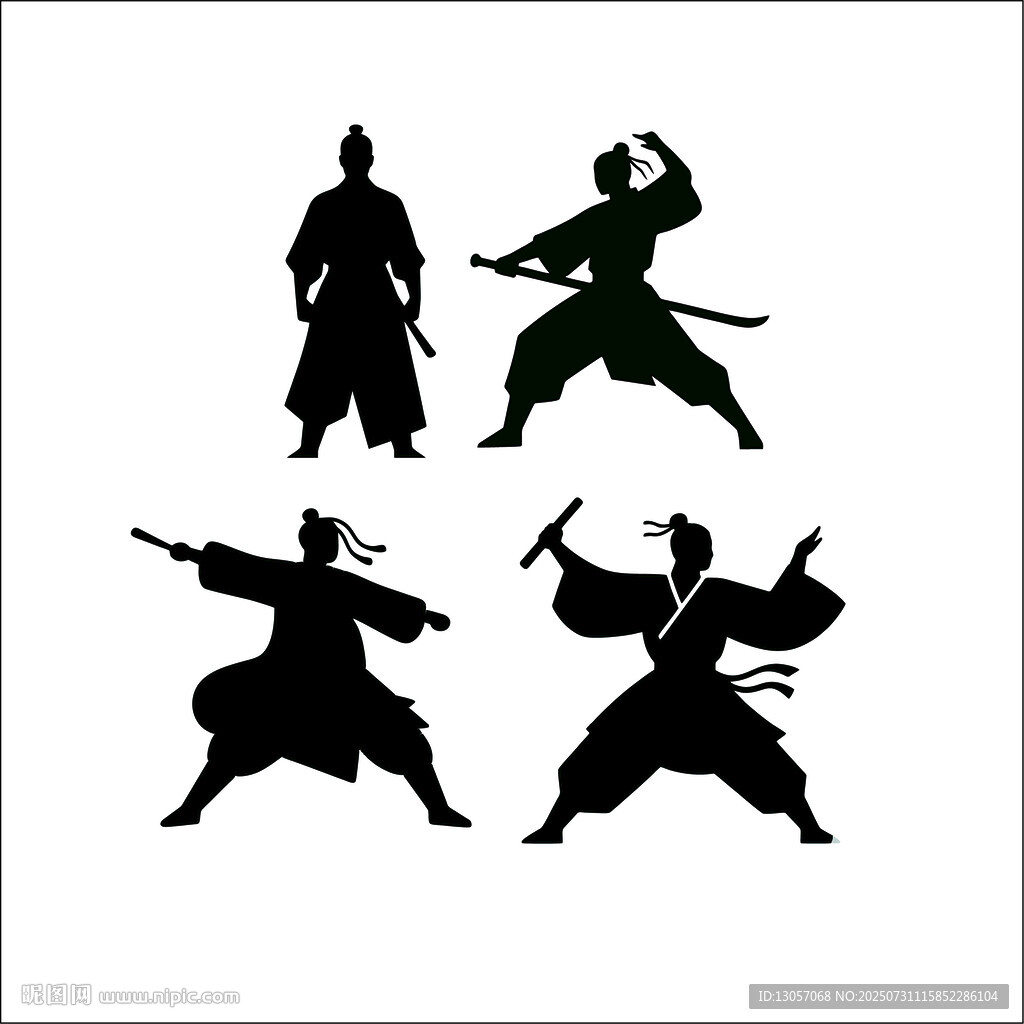 武术动作剪影