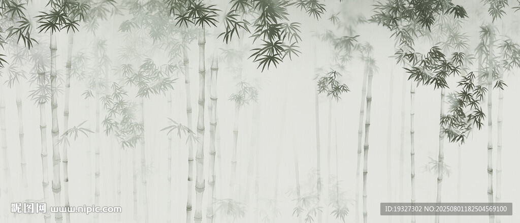 水墨竹子