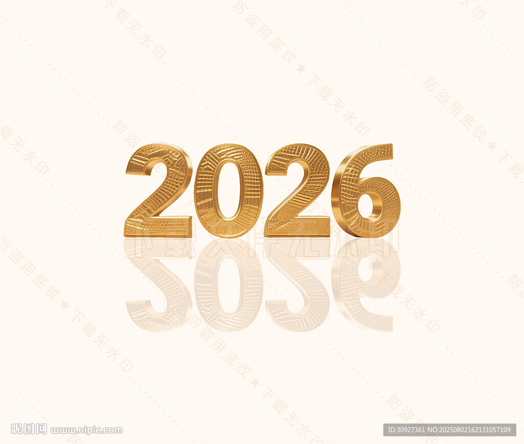 2026 金属立体字