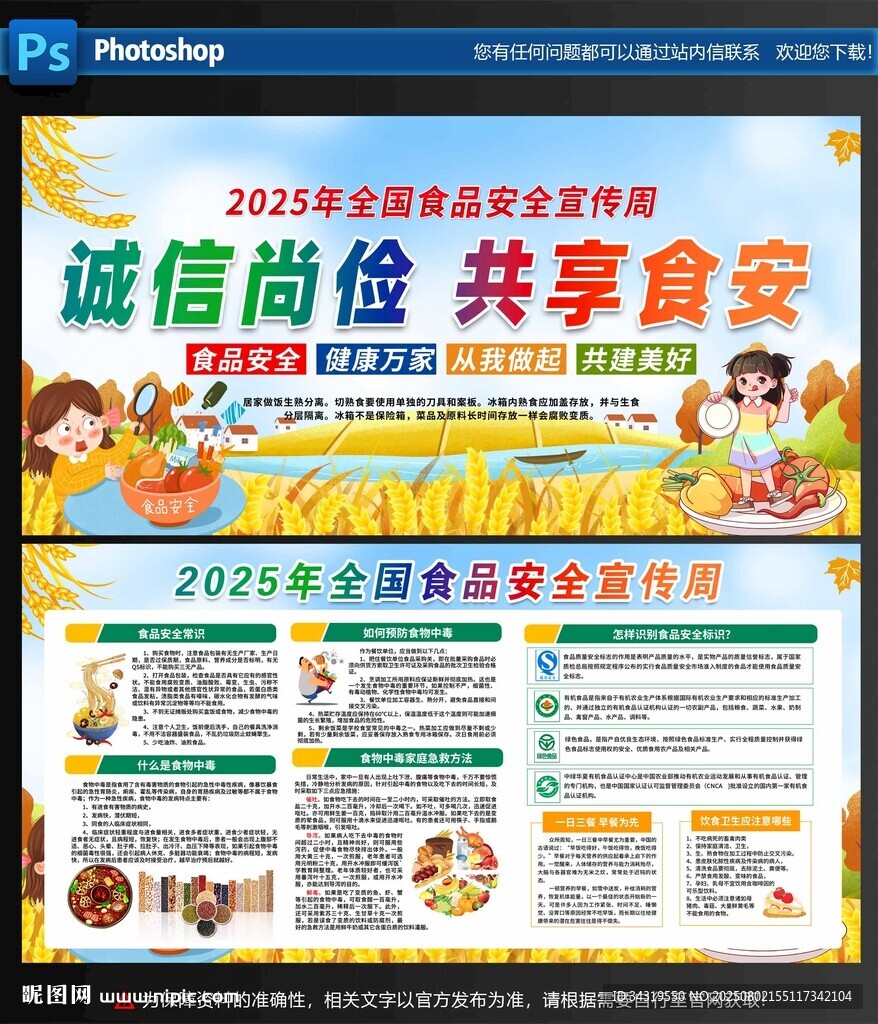 食品安全宣传海报展示