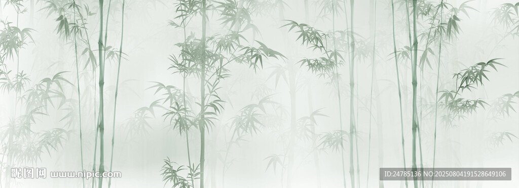 水墨竹子