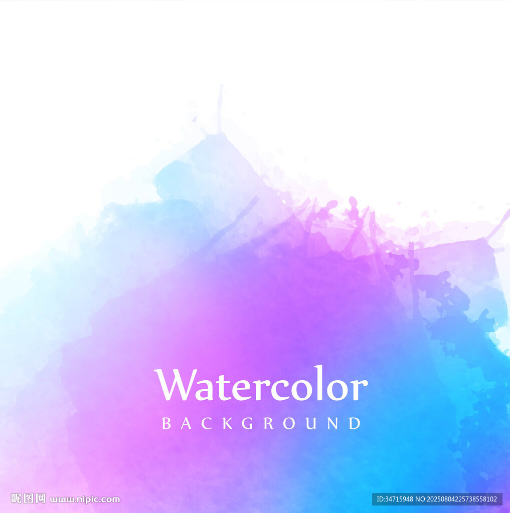 梦幻水彩背景