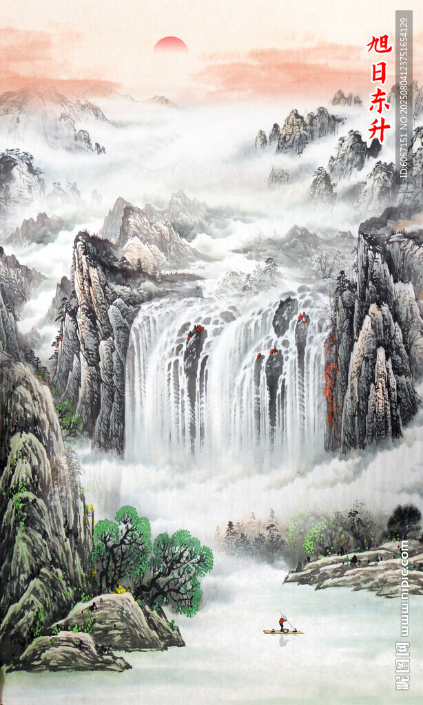 玄关山水画