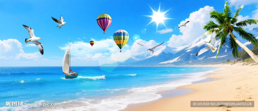 海滩