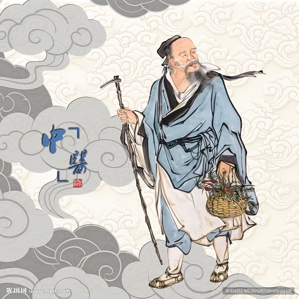 华佗画像中医华佗