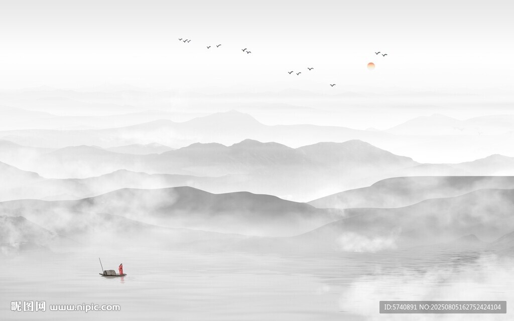 意境山水画