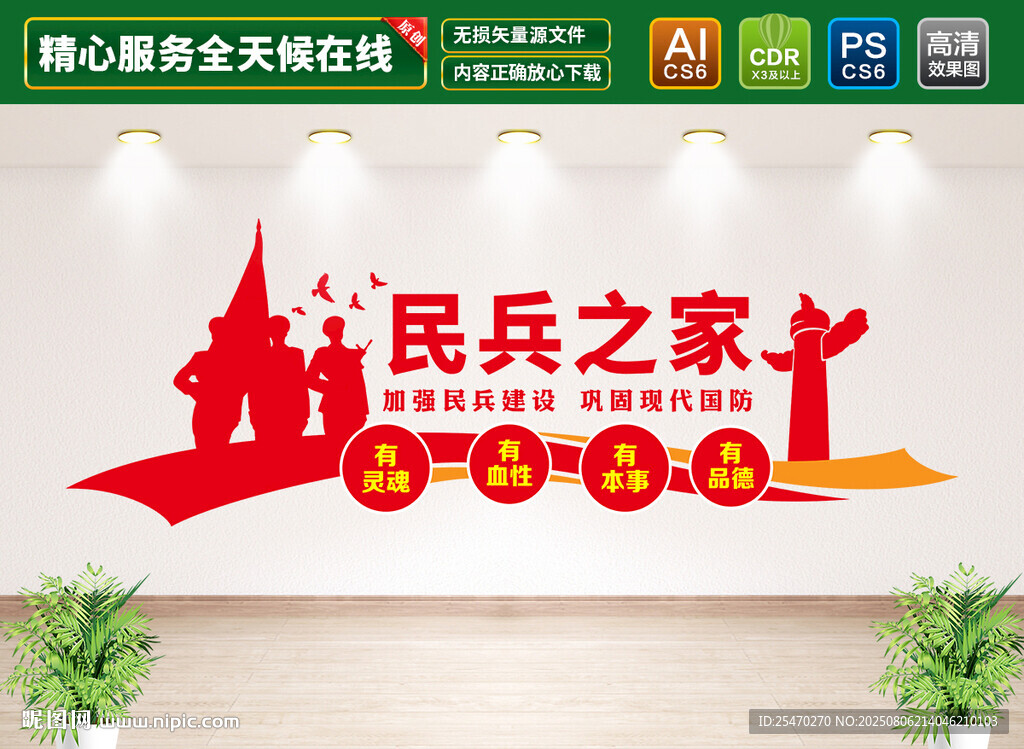 民兵之家文化墙