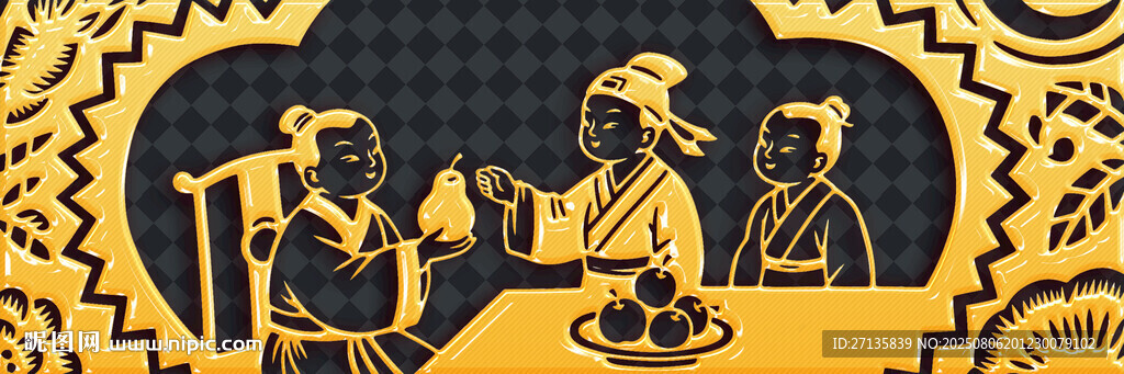 三人围坐享美食时刻