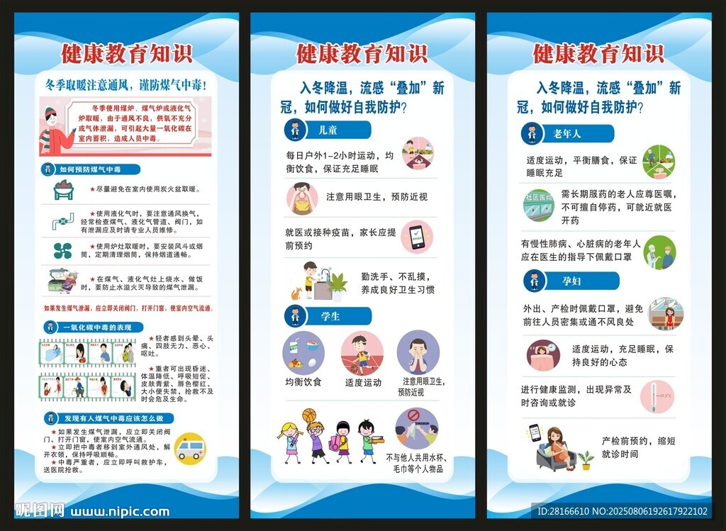 健康教育知识展架