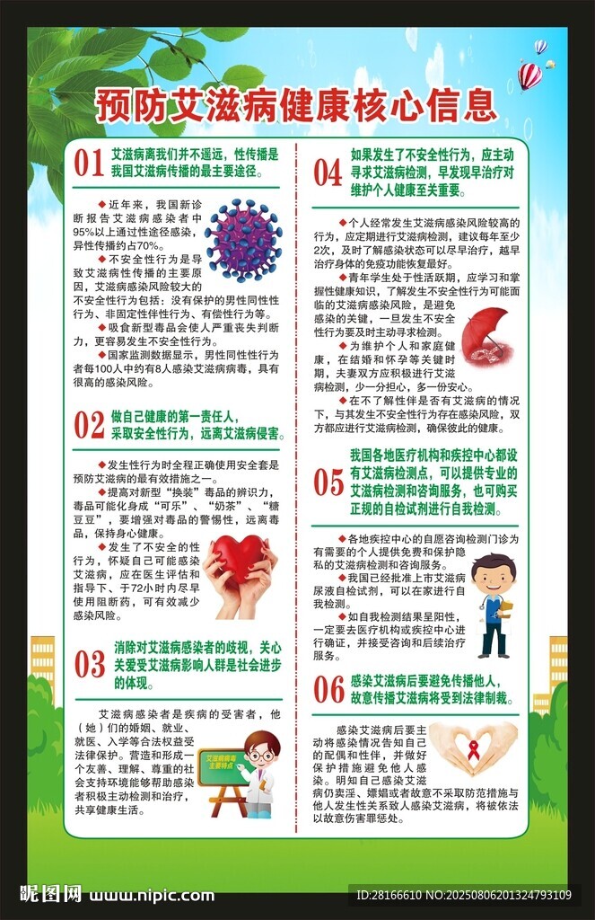 艾滋病日海报