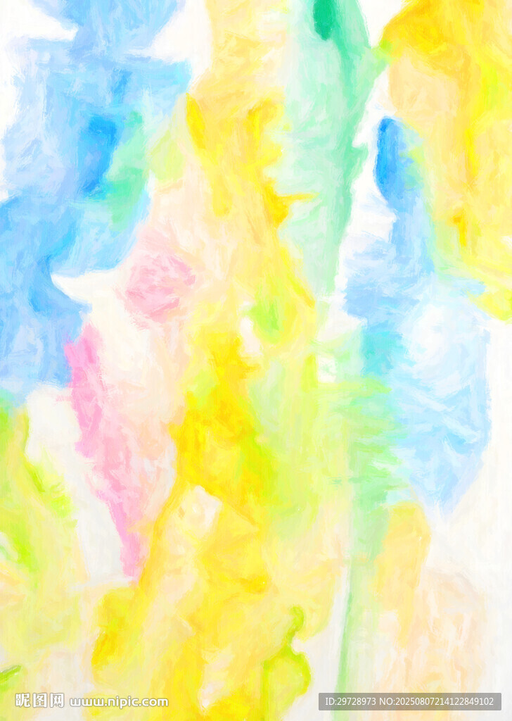 多彩水彩抽象背景图案