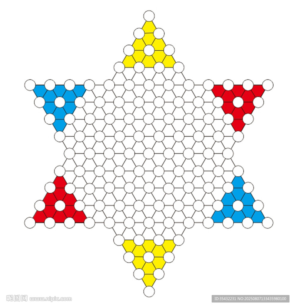 跳棋棋盘