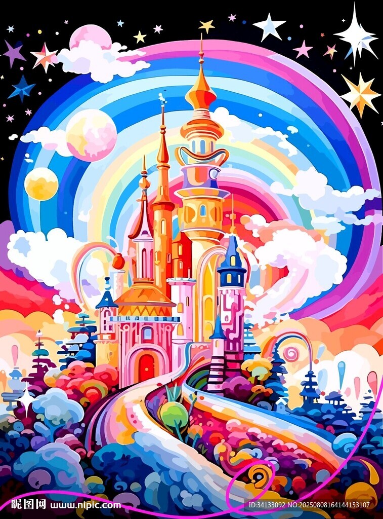 梦幻童话城堡奇幻景观