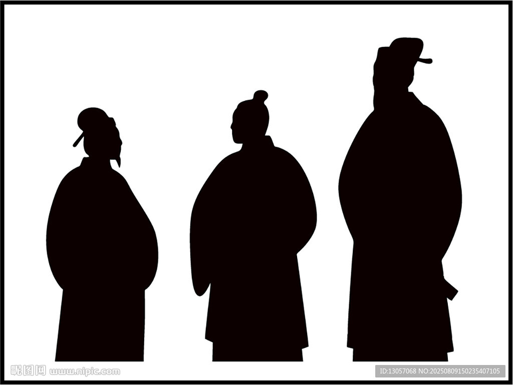 古代人物剪影