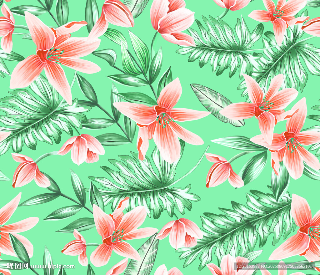 热带花素材