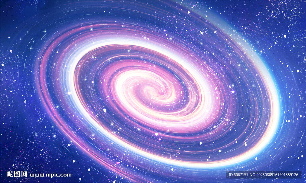 旋涡星空背景图