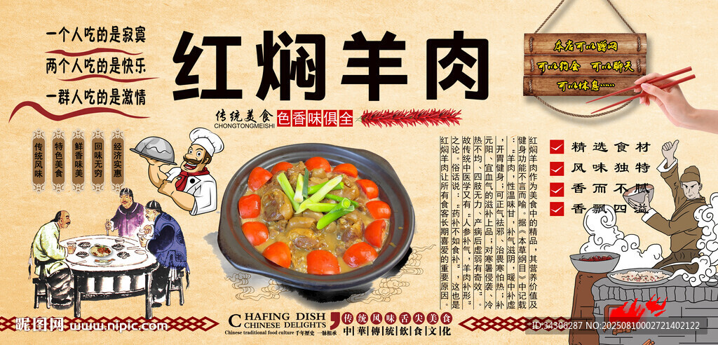 红焖羊肉