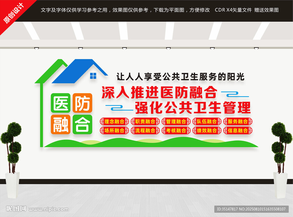 医防融合文化墙