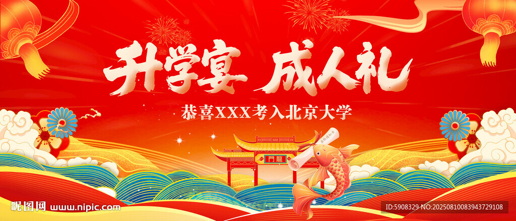升学宴成人礼电子屏