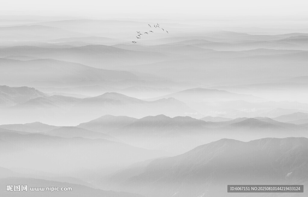 中国风水墨山水画