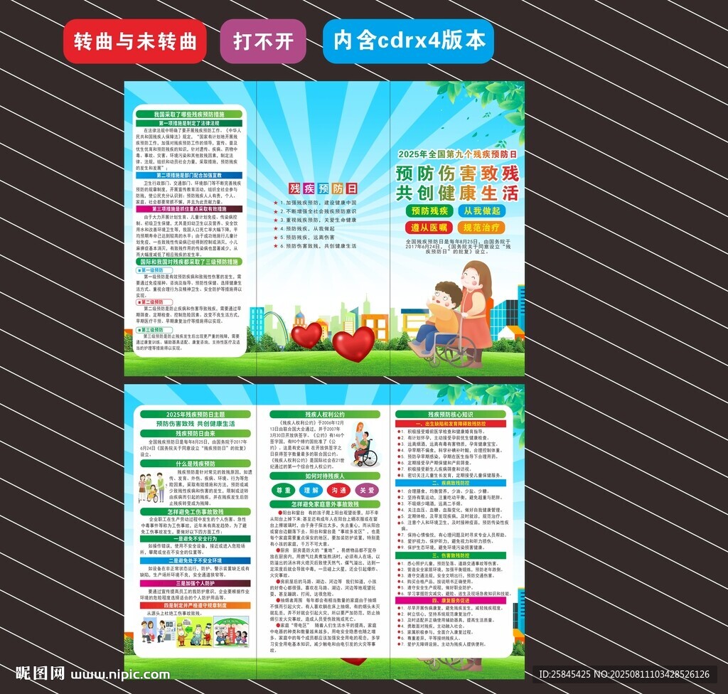 2025年残疾预防日折页