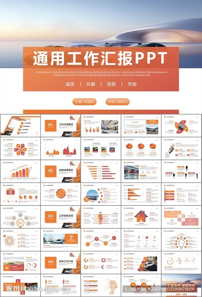 汽车销售4S店汽车行业PPT