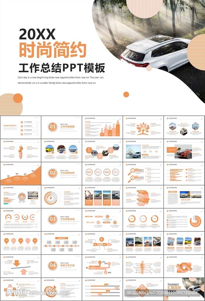 汽车销售4S店汽车行业PPT