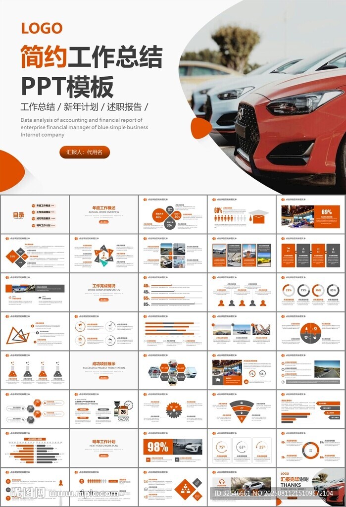 汽车销售4S店汽车行业PPT