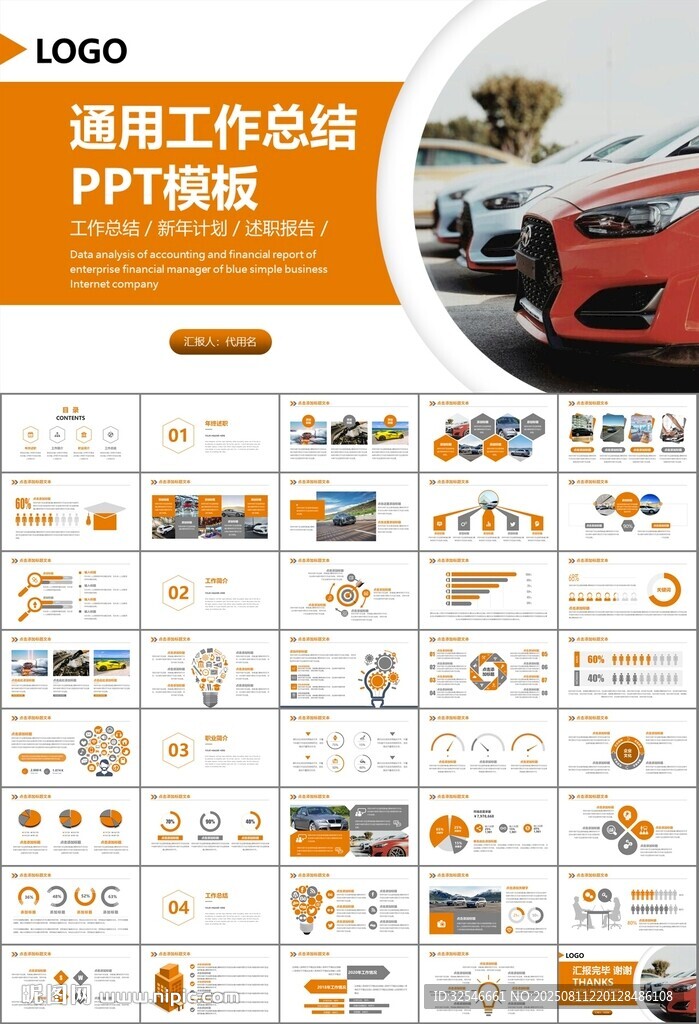 汽车销售4S店汽车行业PPT