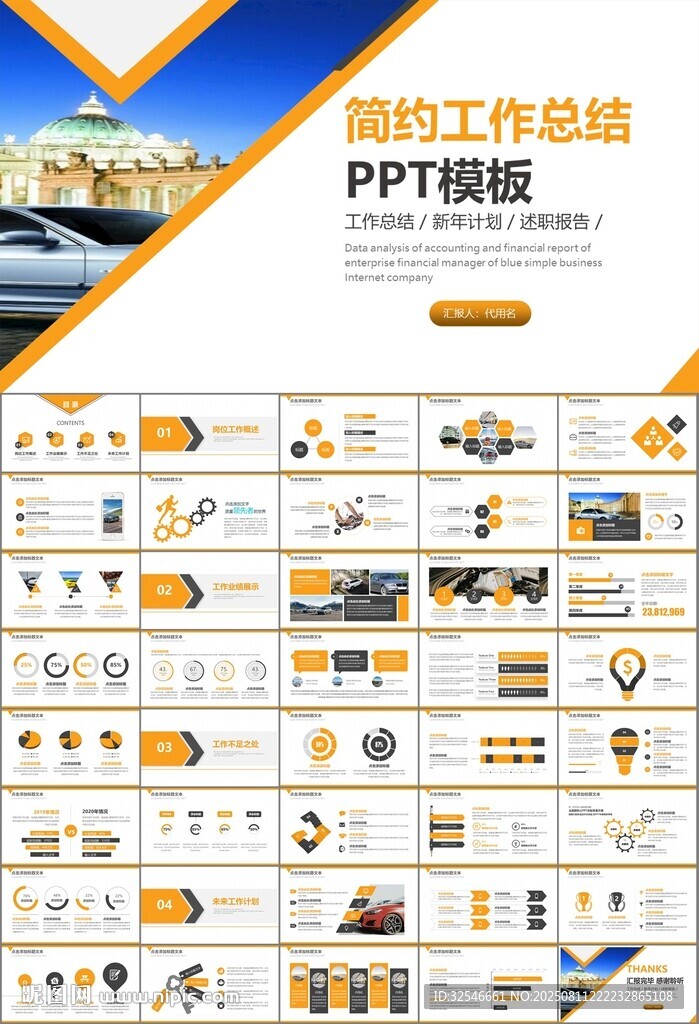 汽车销售4S店汽车行业PPT