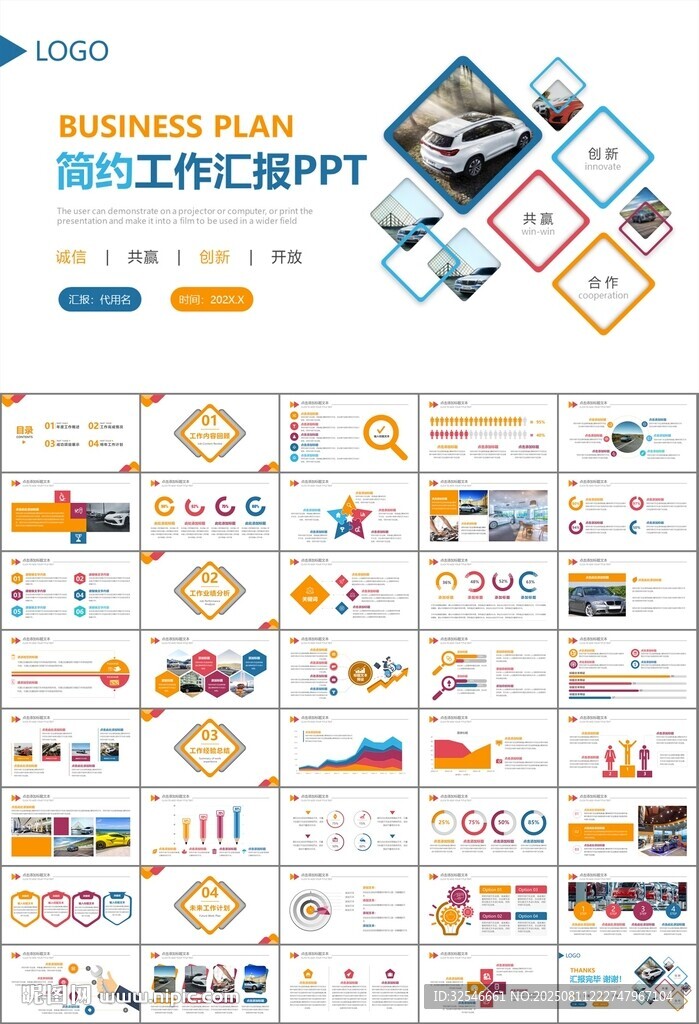 汽车销售4S店汽车行业PPT