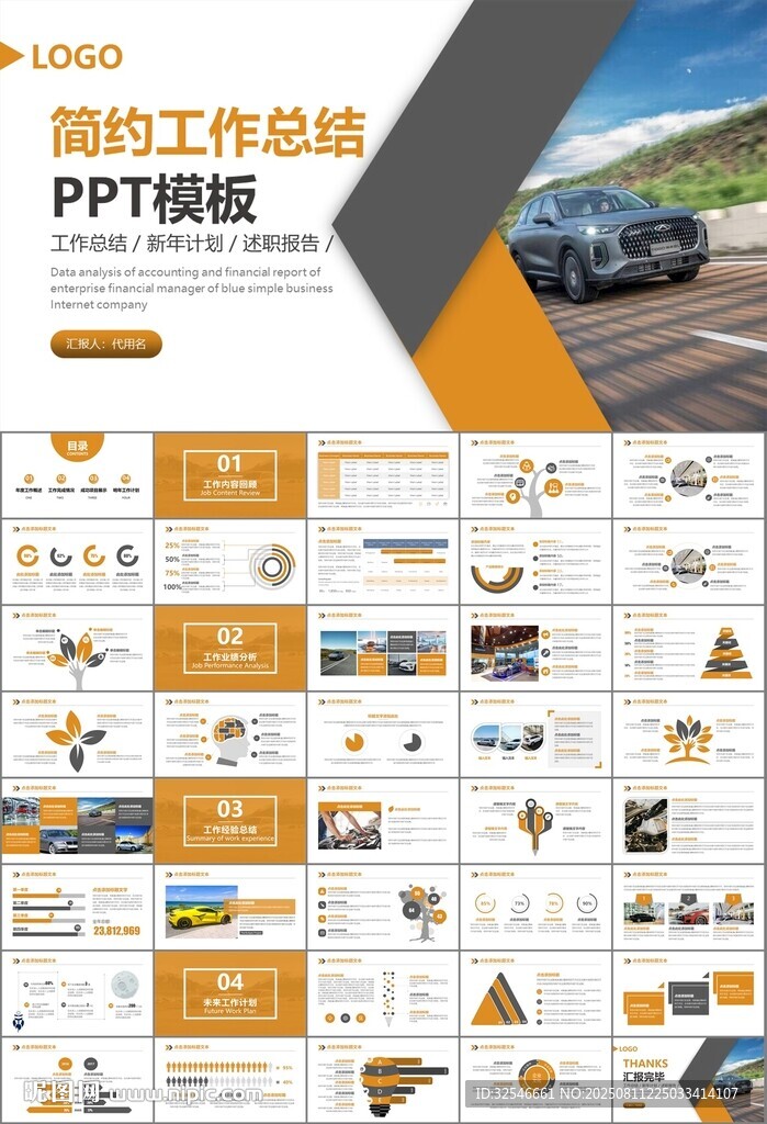 汽车销售4S店汽车行业PPT