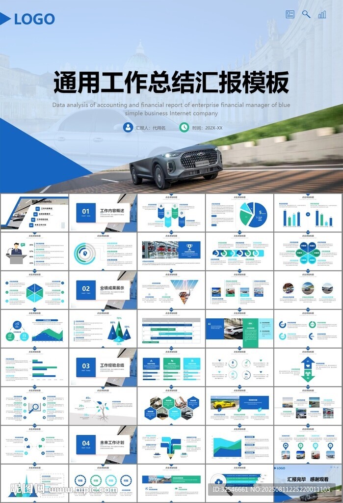 汽车销售4S店汽车行业PPT
